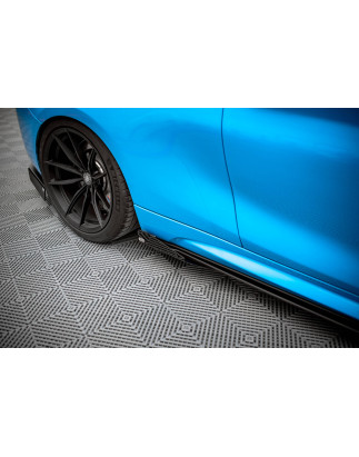Diffusori minigonne street pro + Flaps BMW M2 F87 (Cod. M-BM287MCOMPCNC-SD1B+SRF1G)