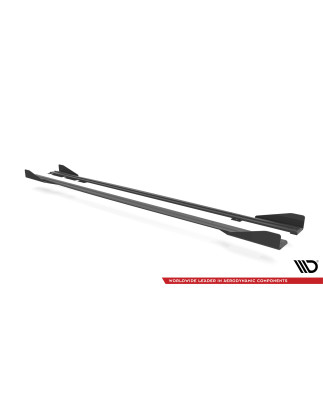 Diffusori minigonne street pro + Flaps BMW M2 F87 (Cod. M-BM287MCOMPCNC-SD1B+SRF1G)