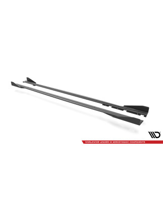Diffusori minigonne street pro + Flaps BMW M2 F87 (Cod. M-BM287MCOMPCNC-SD1B+SRF1G)