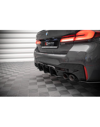 DIFFUSORE POSTERIORE street pro BMW M5 F90  (Cod. M-BM590FMCNC-RS1B)