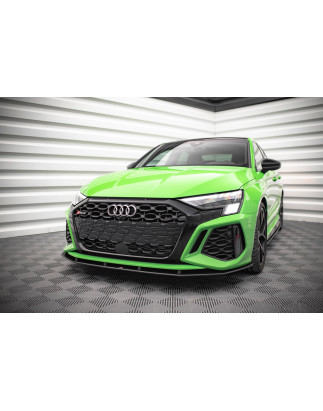 SPLITTER ANTERIORE street pro Audi RS3 8Y (Cod. M-AURS38YCNC-FD1B)