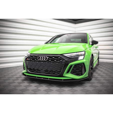 SPLITTER ANTERIORE street pro Audi RS3 8Y (Cod. M-AURS38YCNC-FD1B)
