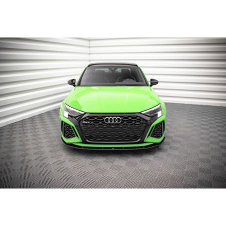 SPLITTER ANTERIORE street pro Audi RS3 8Y (Cod. M-AURS38YCNC-FD1B)