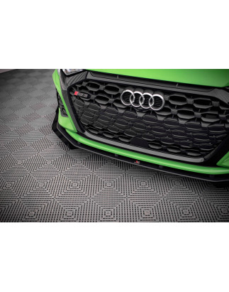 SPLITTER ANTERIORE street pro V.1 + Flaps Audi RS3 8Y (Cod. M-AURS38YCNC-FD1B+FSF1G)