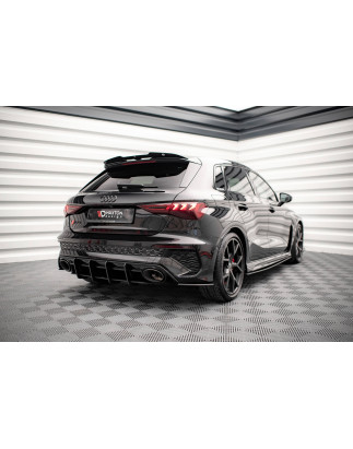DIFFUSORE POSTERIORE street pro Audi RS3 Sportback 8Y (Cod. M-AURS38YCNC-RS1B)