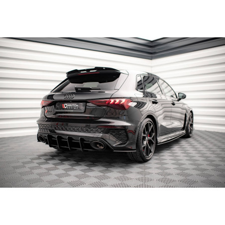 DIFFUSORE POSTERIORE street pro Audi RS3 Sportback 8Y (Cod. M-AURS38YCNC-RS1B)