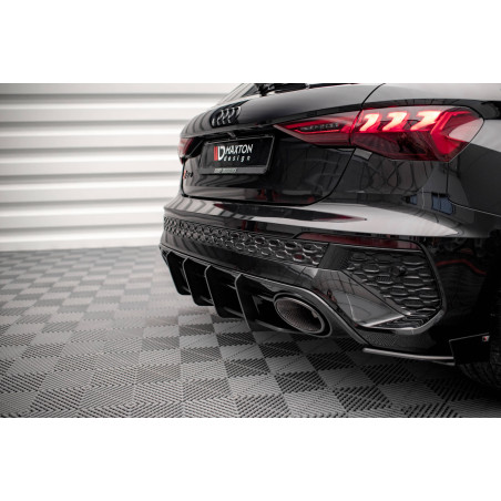 DIFFUSORE POSTERIORE street pro Audi RS3 Sportback 8Y (Cod. M-AURS38YCNC-RS1B)