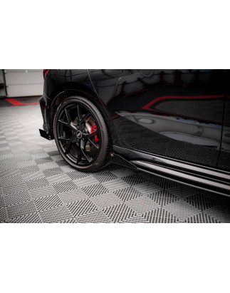Diffusori minigonne street pro + Flaps Audi RS3 Sportback 8Y (Cod. M-AURS38YCNC-SD1B+SRF1G)