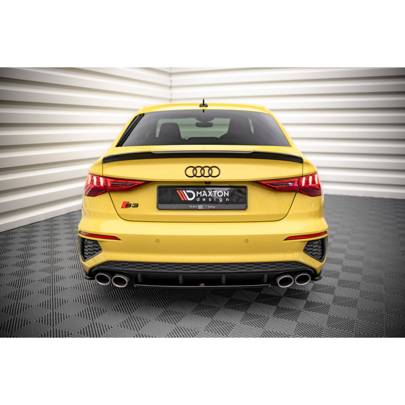 Splitter posteriore for Audi S3 berlina 8Y (Cod. M-AU-S3-8Y-S-RD1G)
