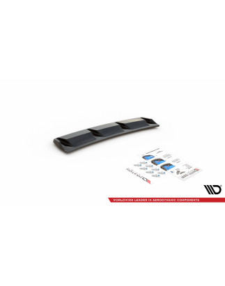 Splitter posteriore for Audi S3 berlina 8Y (Cod. M-AU-S3-8Y-S-RD1G)