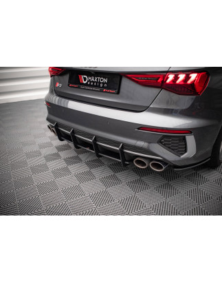 DIFFUSORE POSTERIORE street pro Audi S3 berlina 8Y (Cod. M-AUS38YSCNC-RS1B)