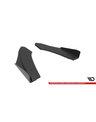 Splitters posteriori laterali Street Pro + Flaps Audi S3 berlina 8Y (Cod. M-AUS38YSCNC-RSD1B+RSF1G)