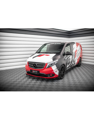 SPLITTER ANTERIORE V.1 Mercedes-Benz Vito W447 Facelift (Cod. M-ME-VI-W447F-FD1G)