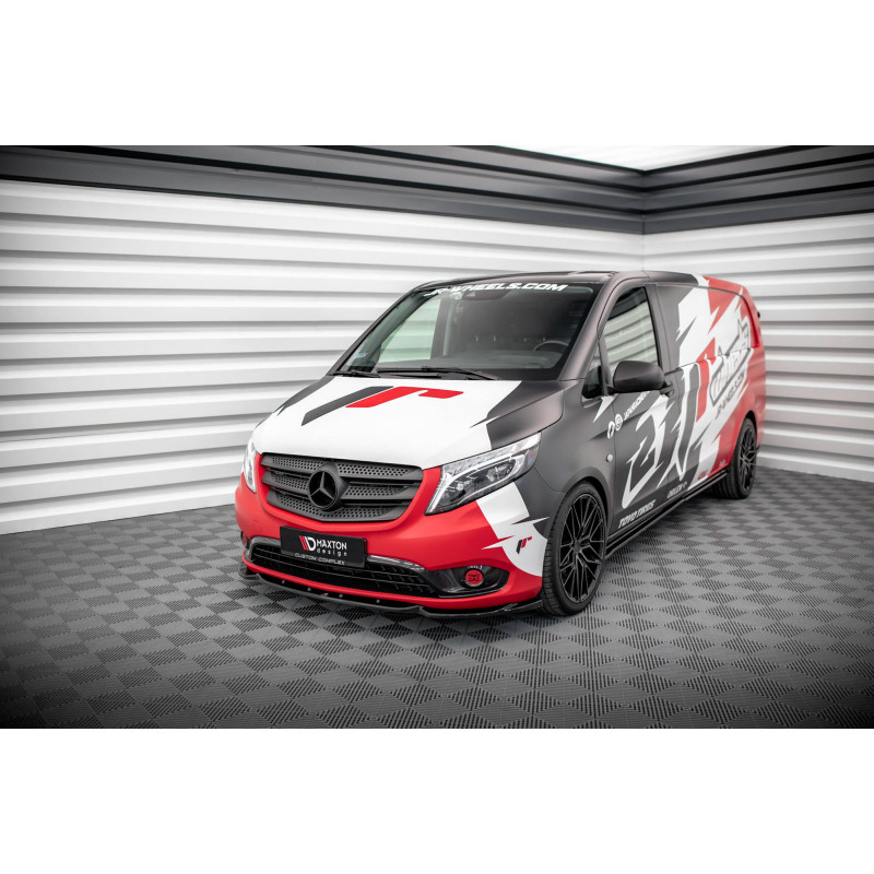 SPLITTER ANTERIORE V.1 Mercedes-Benz Vito W447 Facelift (Cod. M-ME-VI-W447F-FD1G)