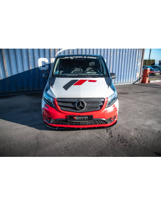SPLITTER ANTERIORE V.2 Mercedes-Benz Vito W447 Facelift (Cod. M-ME-VI-W447F-FD2G)