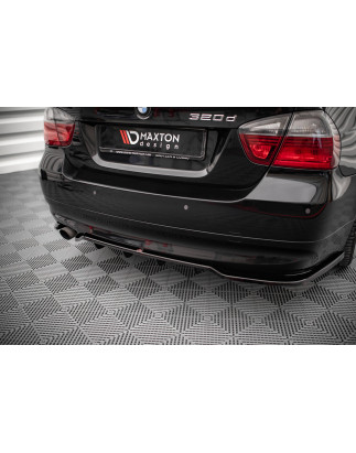 Splitter posteriore (con barre verticali) BMW 3 berlina E90 (Cod. M-BM-3-90-RSD1G+RD1G)