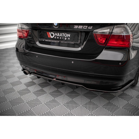 Splitter posteriore (con barre verticali) BMW 3 berlina E90 (Cod. M-BM-3-90-RSD1G+RD1G)