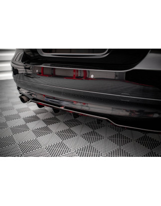 Splitter posteriore (con barre verticali) BMW 3 berlina E90 (Cod. M-BM-3-90-RSD1G+RD1G)