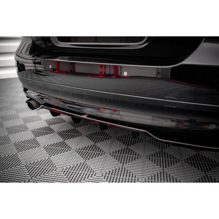 Splitter posteriore (con barre verticali) BMW 3 berlina E90 (Cod. M-BM-3-90-RSD1G+RD1G)