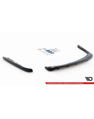 Splitter posteriore (con barre verticali) BMW 3 berlina E90 (Cod. M-BM-3-90-RSD1G+RD1G)