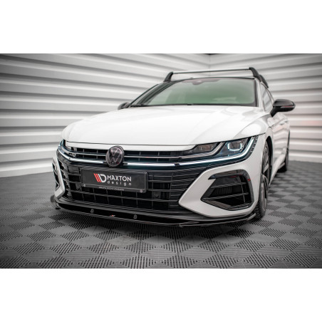 SPLITTER ANTERIORE V.1 Volkswagen Arteon R berlina / Shooting Brake Mk1 Facelift (Cod. M-VW-AR-1F-R-