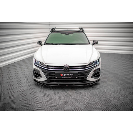 SPLITTER ANTERIORE V.1 Volkswagen Arteon R berlina / Shooting Brake Mk1 Facelift (Cod. M-VW-AR-1F-R-