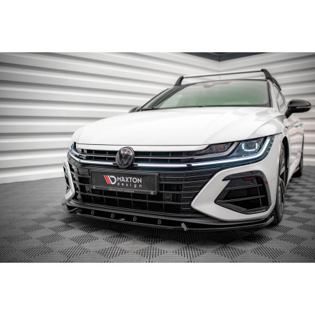 SPLITTER ANTERIORE V.2 Volkswagen Arteon R berlina / Shooting Brake Mk1 Facelift (Cod. M-VW-AR-1F-R-