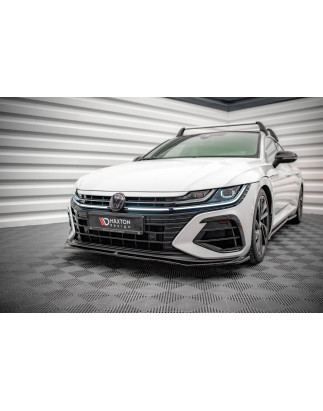 SPLITTER ANTERIORE V.3 Volkswagen Arteon R berlina / Shooting Brake Mk1 Facelift (Cod. M-VW-AR-1F-R-