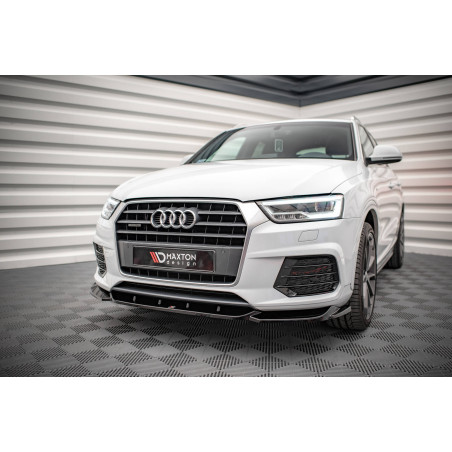SPLITTER ANTERIORE V.1 Audi Q3 Sport 8U Facelift (Cod. M-AU-Q3-1F-SLINE-FD1G)