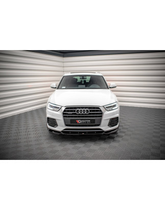 SPLITTER ANTERIORE V.1 Audi Q3 Sport 8U Facelift (Cod. M-AU-Q3-1F-SLINE-FD1G)
