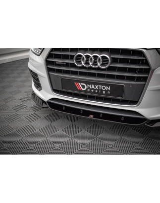 SPLITTER ANTERIORE V.1 Audi Q3 Sport 8U Facelift (Cod. M-AU-Q3-1F-SLINE-FD1G)