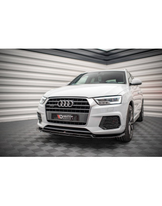 SPLITTER ANTERIORE V.2 Audi Q3 Sport 8U Facelift (Cod. M-AU-Q3-1F-SLINE-FD2G+FD2RG)