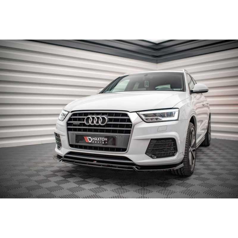 SPLITTER ANTERIORE V.2 Audi Q3 Sport 8U Facelift (Cod. M-AU-Q3-1F-SLINE-FD2G+FD2RG)