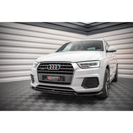 SPLITTER ANTERIORE V.2 Audi Q3 Sport 8U Facelift (Cod. M-AU-Q3-1F-SLINE-FD2G+FD2RG)