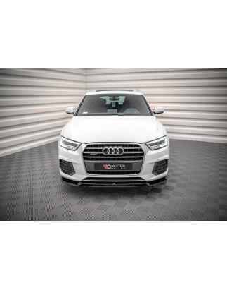 SPLITTER ANTERIORE V.2 Audi Q3 Sport 8U Facelift (Cod. M-AU-Q3-1F-SLINE-FD2G+FD2RG)