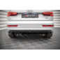 Splitter posteriore (con barre verticali) Audi Q3 Sport 8U Facelift (Cod. M-AU-Q3-1F-SLINE-RD1G+RD2G