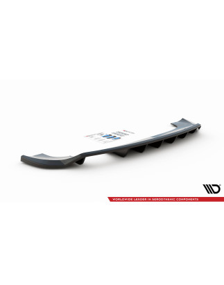 Splitter posteriore (con barre verticali) Audi Q3 Sport 8U Facelift (Cod. M-AU-Q3-1F-SLINE-RD1G+RD2G