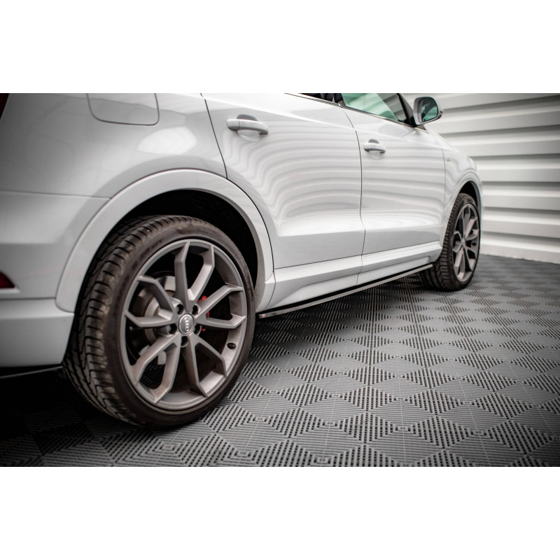 Diffusori minigonne Audi Q3 Sport 8U Facelift (Cod. M-AU-Q3-1F-SLINE-SD1G)