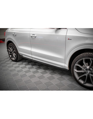 Diffusori minigonne Audi Q3 Sport 8U Facelift (Cod. M-AU-Q3-1F-SLINE-SD1G)