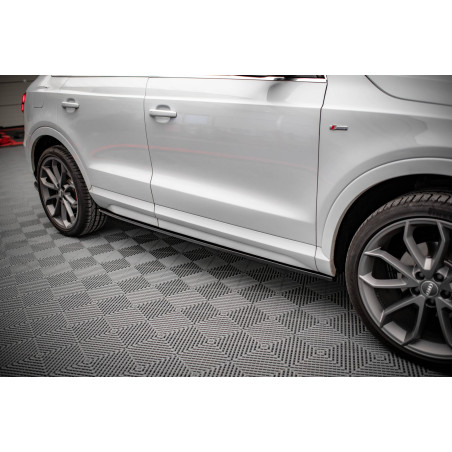 Diffusori minigonne Audi Q3 Sport 8U Facelift (Cod. M-AU-Q3-1F-SLINE-SD1G)