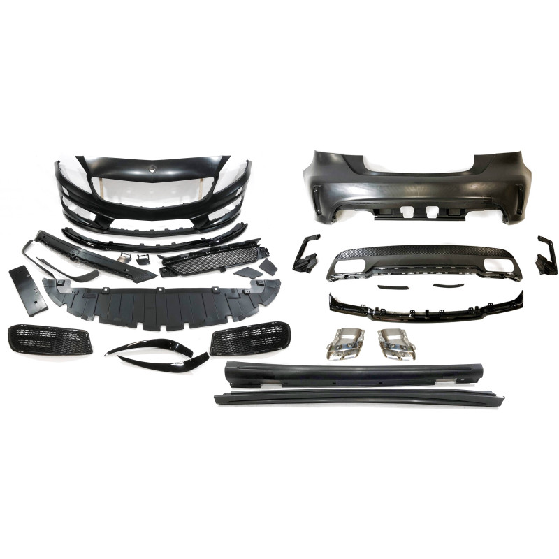 Kit Estetico Mercedes W176 A45 2012-2015 Look AMG (Cod. E-TCM0156015701580089)
