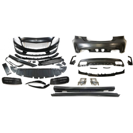 Kit Estetico Mercedes W176 A45 2012-2015 Look AMG (Cod. E-TCM0156015701580089)