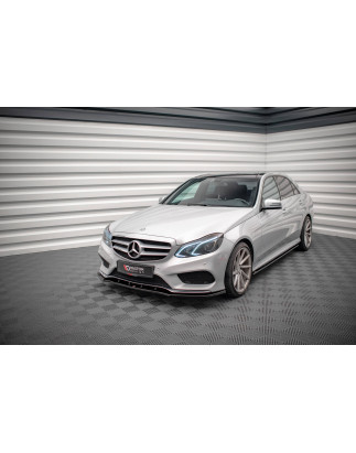 SPLITTER ANTERIORE V.1 Mercedes-Benz E AMG-Line berlina W212 Facelift (Cod. M-ME-E-212F-AMGLINE-FD1G