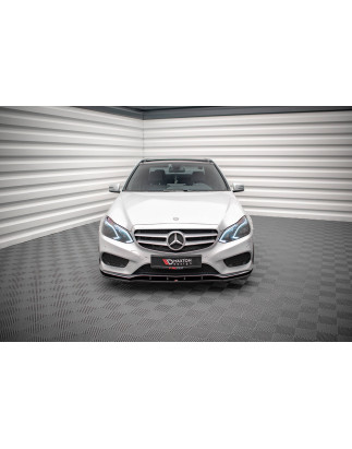 SPLITTER ANTERIORE V.1 Mercedes-Benz E AMG-Line berlina W212 Facelift (Cod. M-ME-E-212F-AMGLINE-FD1G