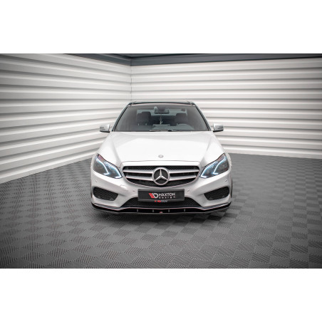 SPLITTER ANTERIORE V.1 Mercedes-Benz E AMG-Line berlina W212 Facelift (Cod. M-ME-E-212F-AMGLINE-FD1G