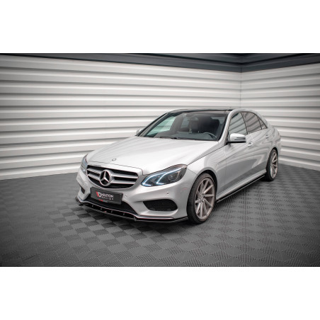SPLITTER ANTERIORE V.2 Mercedes-Benz E AMG-Line berlina W212 Facelift (Cod. M-ME-E-212F-AMGLINE-FD2G