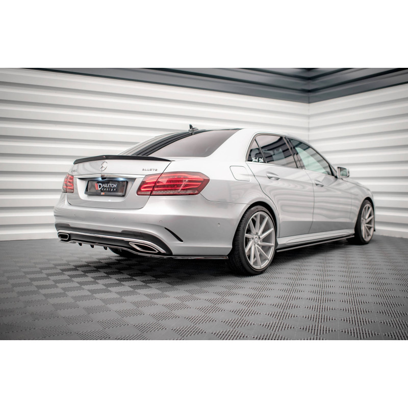 Splitter posteriore (con barre verticali) Mercedes-Benz E AMG-Line berlina W212 Facelift (Cod. M-ME-