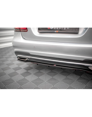 Splitter posteriore (con barre verticali) Mercedes-Benz E AMG-Line berlina W212 Facelift (Cod. M-ME-
