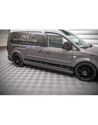 Diffusori minigonne Volkswagen Caddy Long Mk3 Facelift (Cod. M-VW-CA-3F-L-SD1G)
