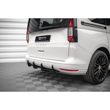 DIFFUSORE POSTERIORE street pro Volkswagen Caddy Mk5 (Cod. M-VWCA5CNC-RS1B)